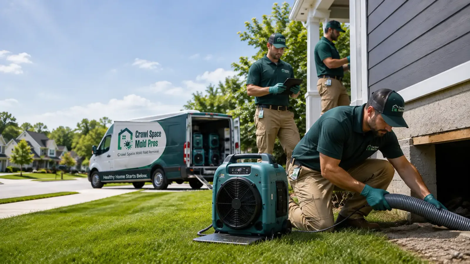 Crawl Space Mold Removal in Rogerson, ID
